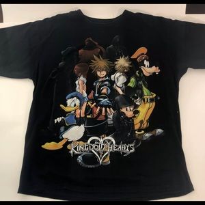 Disney Kingdom Hearts Mens T Shirt Lg
